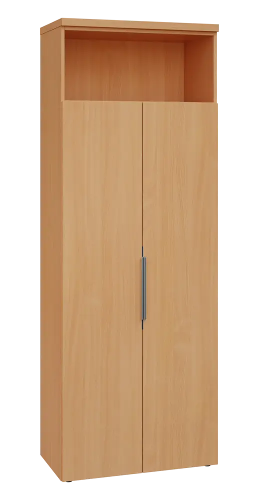 SIN 6 - 82DN kancelářská skříň, 2-dveřová/nika, 2170x800x400, buk royal